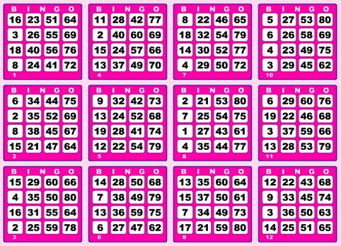 bingo vorlage 5X5