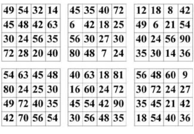 bingo karten zum ausdrucken