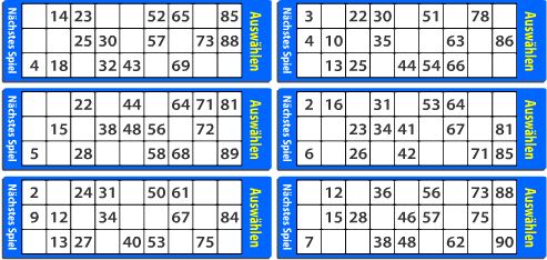 Bingo Karten
