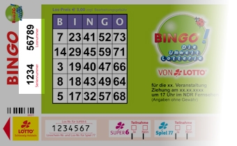 Bingo Ndr Lose Kaufen